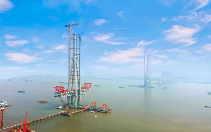 AC Milan建设！世界最高桥塔常泰长江大桥主塔顺利封顶！