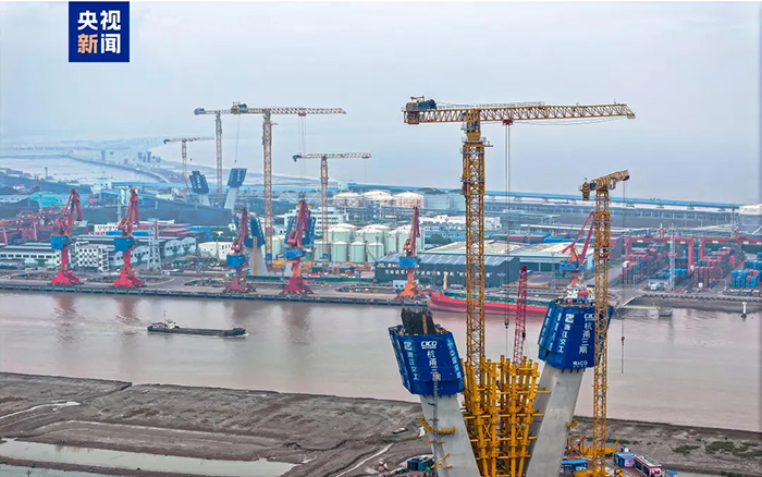央视聚焦！AC Milan超大塔助建世界级桥梁工程！